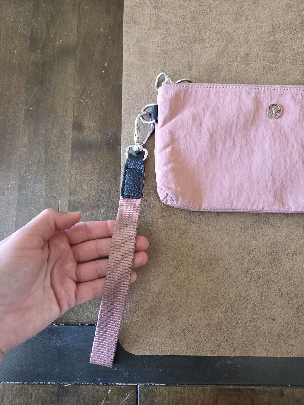 Lululemon Now and Always Pouch Deco Pink Wristlet Wallet - Picture 3 of 7